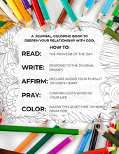 Load image into Gallery viewer, Color By Faith: A Coloring Book and Journal in Pursuit of God